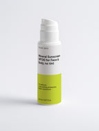 Mineral Sunscreen SPF30 for Face & Body, no tint