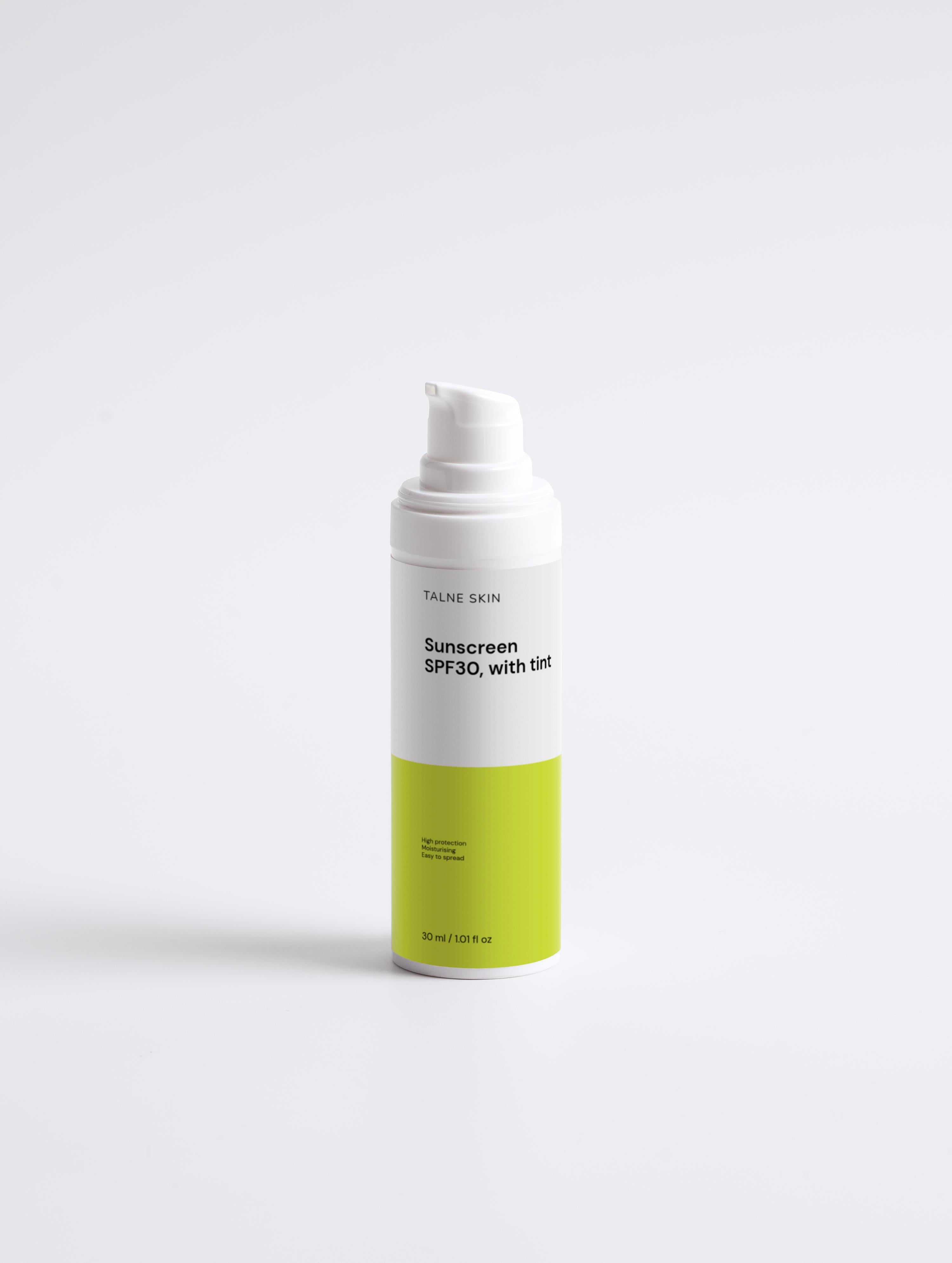 Sunscreen SPF30, with tint